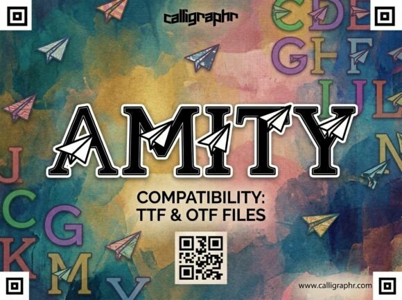 Amity: A Bold Decorative Font for Impactful Design