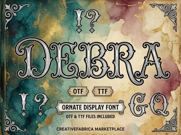 Debra: The Decorative Display Font for High-Impact Design